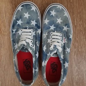Blue with White Star Vans